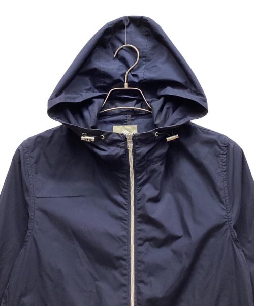 nano・universe（ナノ・ユニバース）nano・universe (ナノ・ユニバース) タイプライターフードZIPブルゾン ネイビー サイズ:Sの古着・服飾アイテム