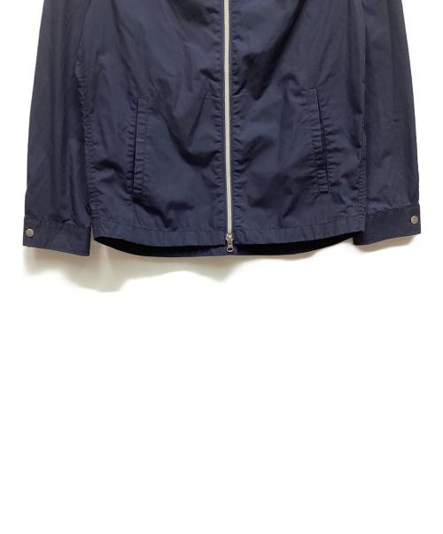 nano・universe（ナノ・ユニバース）nano・universe (ナノ・ユニバース) タイプライターフードZIPブルゾン ネイビー サイズ:Sの古着・服飾アイテム