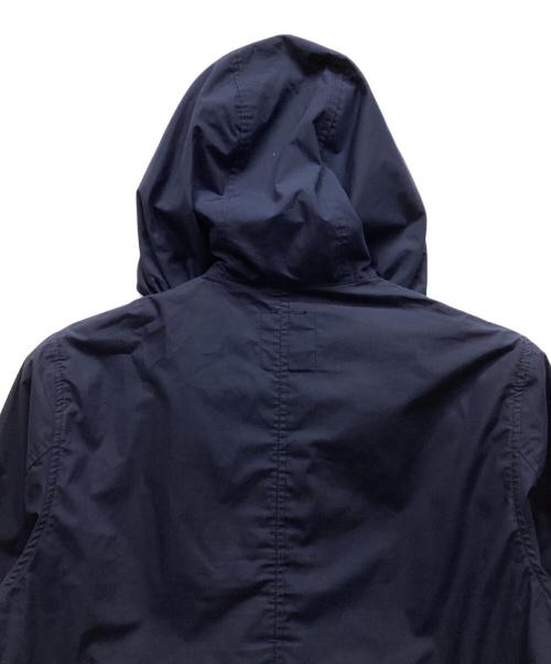 nano・universe（ナノ・ユニバース）nano・universe (ナノ・ユニバース) タイプライターフードZIPブルゾン ネイビー サイズ:Sの古着・服飾アイテム