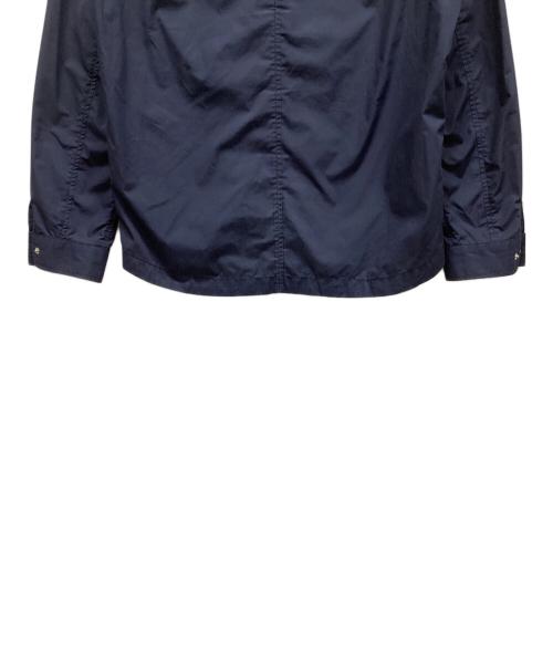 nano・universe（ナノ・ユニバース）nano・universe (ナノ・ユニバース) タイプライターフードZIPブルゾン ネイビー サイズ:Sの古着・服飾アイテム
