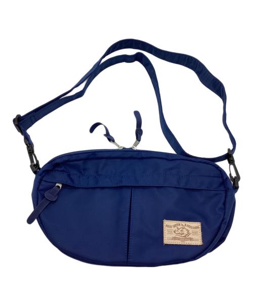 MAN WITH A MISSION（マンウィズアミッション）MAN WITH A MISSION (マンウィズアミッション) ショルダーバッグ ブルーの古着・服飾アイテム