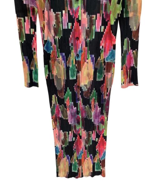 PLEATS PLEASE（プリーツプリーズ）PLEATS PLEASE (プリーツプリーズ) シャツワンピース マルチカラー サイズ:3の古着・服飾アイテム