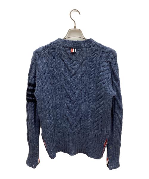 Thom Browne（トムブラウン）Thom Browne (トムブラウン) 厚手カーディガン ブルー サイズ:2の古着・服飾アイテム