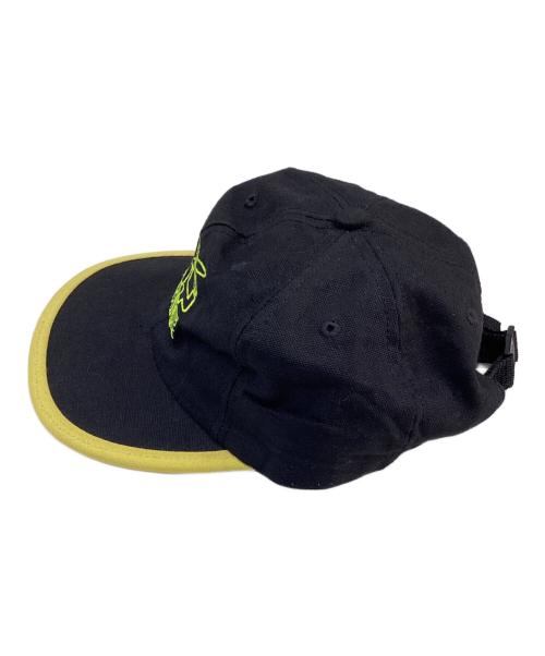 DKNY JEANS（ダナキャラン ニューヨーク ジーンズ）DKNY JEANS (ダナキャラン ニューヨーク ジーンズ) キャップ ブラック×イエローの古着・服飾アイテム