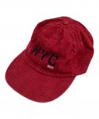 DKNYダナキャランニューヨーク）の古着「キャップ」｜レッド