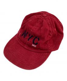 DKNY（ダナキャランニューヨーク）の古着「キャップ」｜レッド