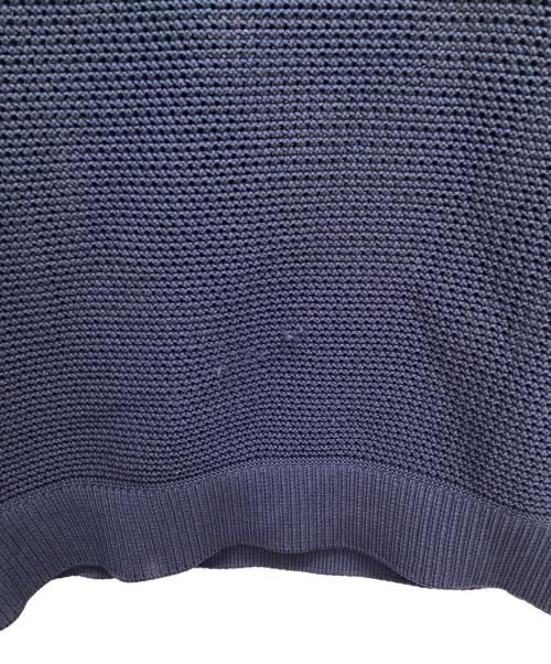 CULLNI（クルニ）CULLNI (クルニ) バイカラーメッシュポロシャツ ネイビー×ホワイト サイズ:Sの古着・服飾アイテム