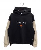 CULLNI×DAKS LONDONクルニ×ダックスロンドン）の古着「パーカー」｜ブラック×ホワイト