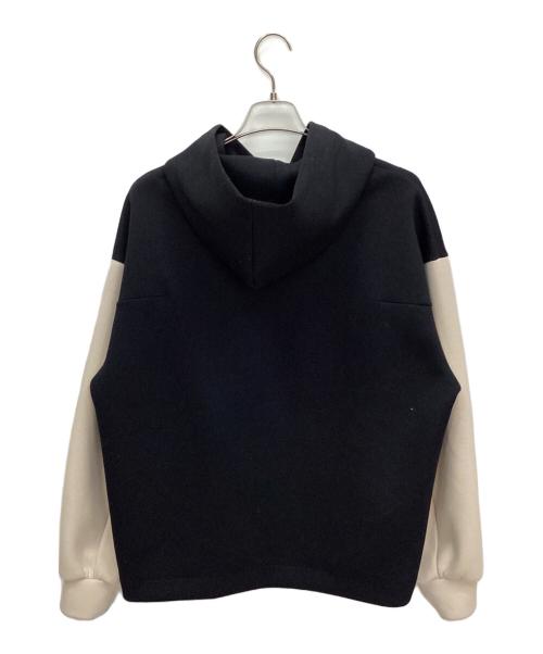 CULLNI（クルニ）CULLNI (クルニ) DAKS LONDON (ダックスロンドン) パーカー ブラック×ホワイト サイズ:Mの古着・服飾アイテム