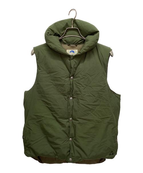 GERRY（ジェリー）GERRY (ジェリー) BEAMS (ビームス) ダウンベスト グリーン サイズ:Lの古着・服飾アイテム