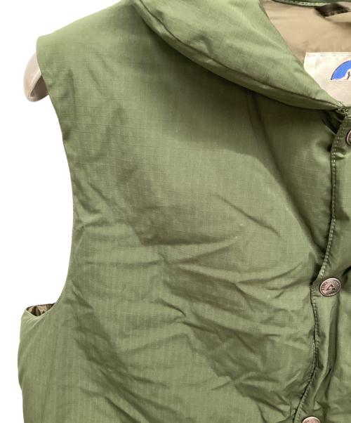 GERRY（ジェリー）GERRY (ジェリー) BEAMS (ビームス) ダウンベスト グリーン サイズ:Lの古着・服飾アイテム