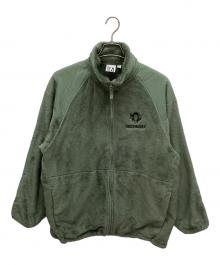 GU（ジーユー）の古着「フリースジャケット」｜グリーン