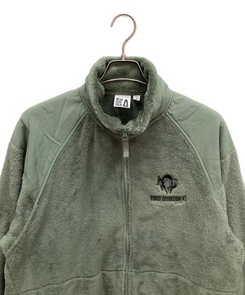 GU（ジーユー）GU (ジーユー) フリースジャケット グリーン サイズ:Lの古着・服飾アイテム