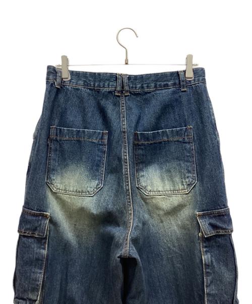 CPGN STUDIO（CPGN STUDIO）CPGN STUDIO (CPGN STUDIO) デニムカーゴパンツ インディゴ サイズ:Lの古着・服飾アイテム