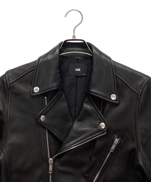 HARE（ハレ）HARE (ハレ) ダブルライダースジャケット ブラック サイズ:Sの古着・服飾アイテム