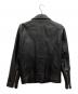 中古・古着 HARE (ハレ) ダブルライダースジャケット ブラック サイズ:S：6000円