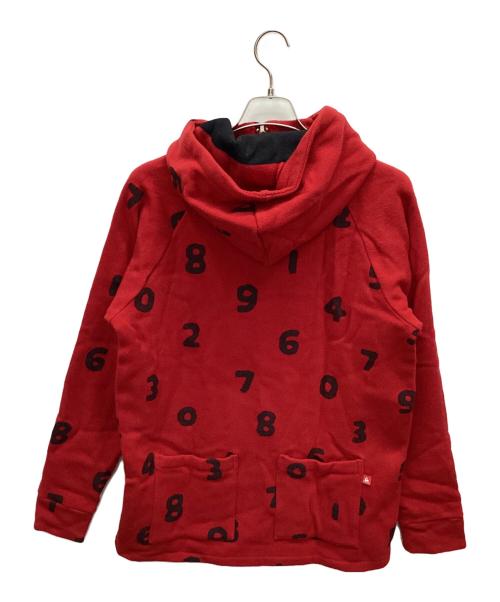 le coq sportif（ルコックスポルティフ）le coq sportif (ルコックスポルティフ) SOU・SOU (ソウソウ) ジップパーカー レッド サイズ:Mの古着・服飾アイテム