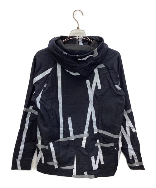 le coq sportif（ルコックスポルティフ）le coq sportif (ルコックスポルティフ) SOU・SOU (ソウソウ) ジップパーカー ブラック×ホワイト サイズ:Mの古着・服飾アイテム