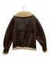 中古・古着 AVIREX (アヴィレックス) ムートンジャケット ブラウン サイズ:36：20000円
