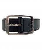 PAUL SMITHポールスミス）の古着「レザーベルト」｜ブラック