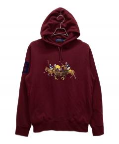 【新品未使用】Polo Ralph Lauren パーカー 赤　L タグ付き POLO RALPH LAUREN(ポロラルフローレン) / ジップパーカー/S/コットン