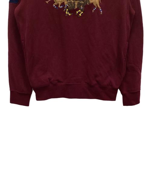 POLO RALPH LAUREN（ポロ・ラルフローレン）POLO RALPH LAUREN (ポロ・ラルフローレン) プルオーバーパーカー レッド サイズ:Sの古着・服飾アイテム