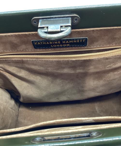 KATHARINE HAMNETT（キャサリンハムネット）KATHARINE HAMNETT (キャサリンハムネット) バッグ グリーンの古着・服飾アイテム