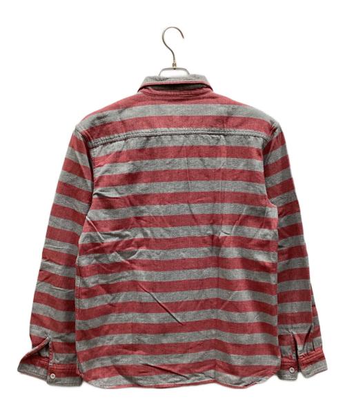 X-LARGE（エクストララージ）X-LARGE (エクストララージ) 長袖シャツ レッド×グレー サイズ:Lの古着・服飾アイテム