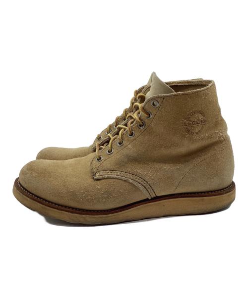 RED WING（レッドウィング）RED WING (レッドウィング) スウェードブーツ ベージュ サイズ:8 1/2の古着・服飾アイテム