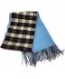 BURBERRY (バーバリー) 大判マフラー ブルー：6000円
