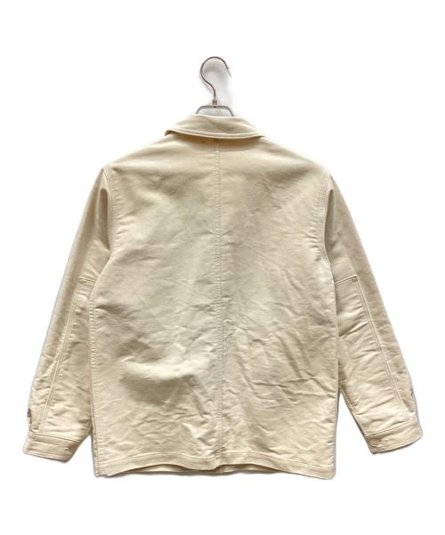 YMCLKY（ワイエムシーエルケーワイ）YMCLKY (ワイエムシーエルケーワイ) モールスキンワークジャケット クリーム サイズ:Mの古着・服飾アイテム