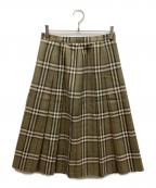 Burberry'sバーバリーズ）の古着「スカート」｜オリーブ