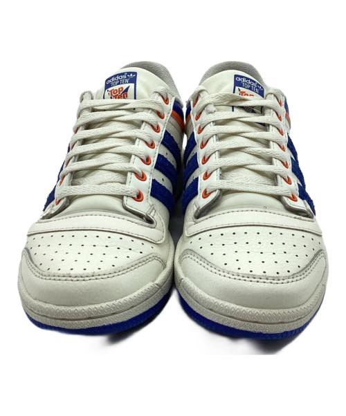 adidas（アディダス）adidas (アディダス) スニーカー ホワイト×ブルー サイズ:26の古着・服飾アイテム