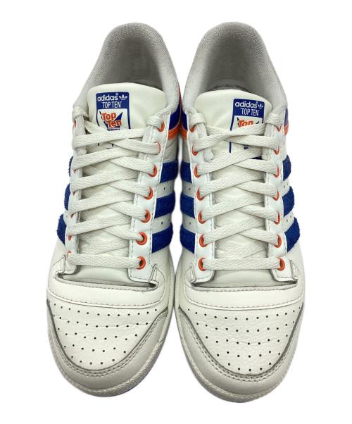 adidas（アディダス）adidas (アディダス) スニーカー ホワイト×ブルー サイズ:26の古着・服飾アイテム