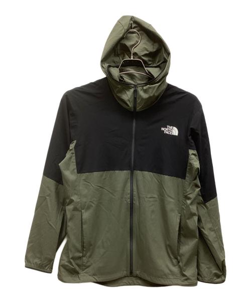 THE NORTH FACE（ザ ノース フェイス）THE NORTH FACE (ザ ノース フェイス) ナイロンジャケット オリーブ×ブラック サイズ:Mの古着・服飾アイテム
