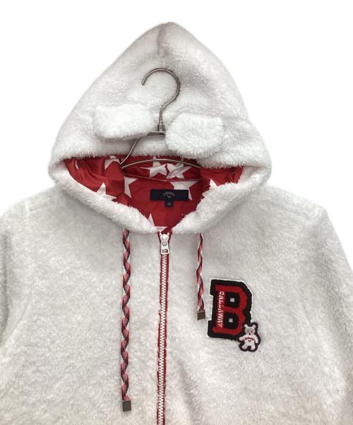 Callaway（キャロウェイ）Callaway (キャロウェイ) ボアパーカー ホワイト サイズ:LLの古着・服飾アイテム