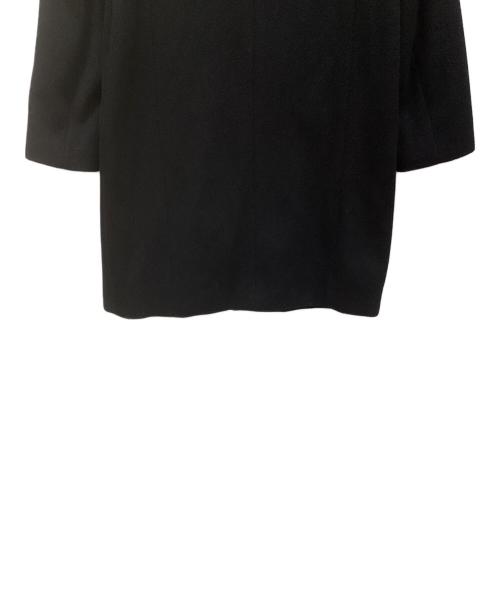 a day in the life（ア デイ イン ザ ライフ）a day in the life (ア デイ イン ザ ライフ) ノーカラーコート ブラック サイズ:40の古着・服飾アイテム