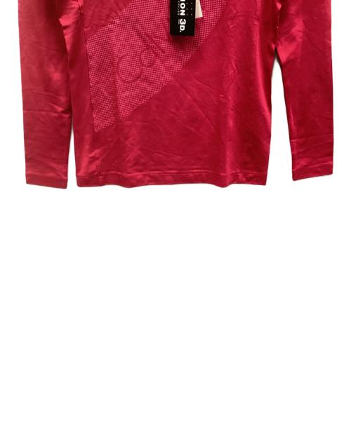 Calvin Klein（カルバンクライン）Calvin Klein (カルバンクライン) 長袖ポロシャツ ショッキングピンク サイズ:M 未使用品の古着・服飾アイテム