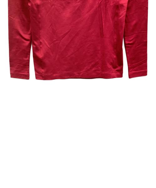 Calvin Klein（カルバンクライン）Calvin Klein (カルバンクライン) 長袖ポロシャツ ショッキングピンク サイズ:M 未使用品の古着・服飾アイテム