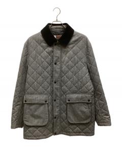 中古・古着通販】COACH (コーチ) ヘリンボーンPコート グレー サイズ:M