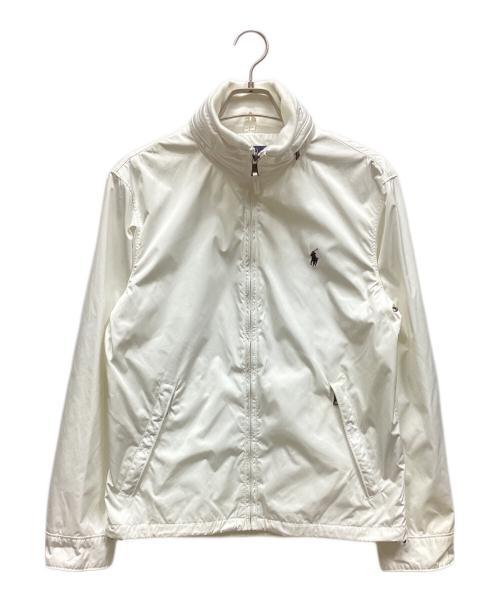 POLO RALPH LAUREN（ポロ・ラルフローレン）POLO RALPH LAUREN (ポロ・ラルフローレン) ジップアップジャケット ホワイト サイズ:Sの古着・服飾アイテム