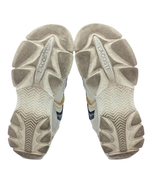 LACOSTE（ラコステ）LACOSTE (ラコステ) スニーカー ホワイト×ブラック サイズ:UK7.5の古着・服飾アイテム