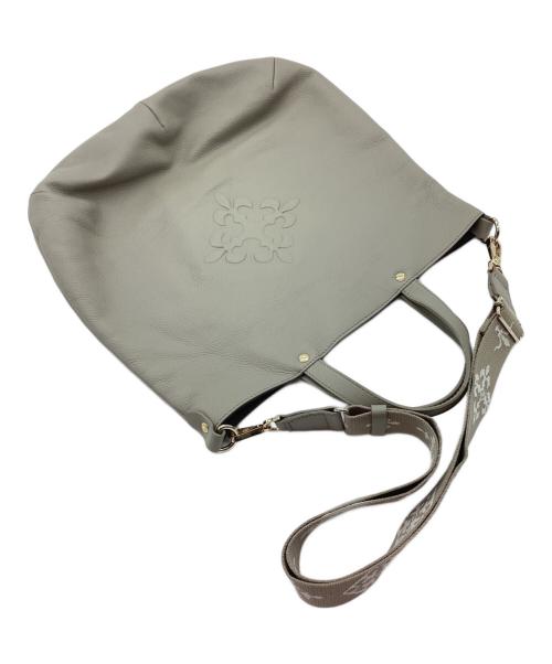 russet（ラシット）russet (ラシット) エンボスモノグラム２WAYトート ベージュの古着・服飾アイテム