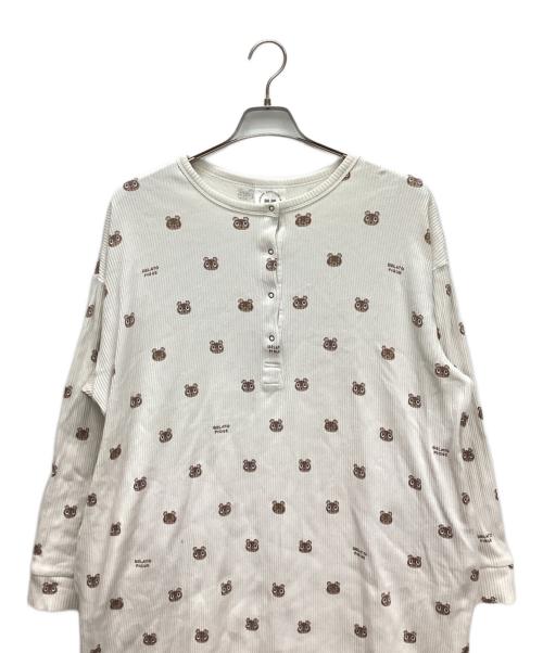 gelato pique（ジェラートピケ）gelato pique (ジェラートピケ) 長袖ワンピース アイボリー サイズ:ONE　SIZEの古着・服飾アイテム