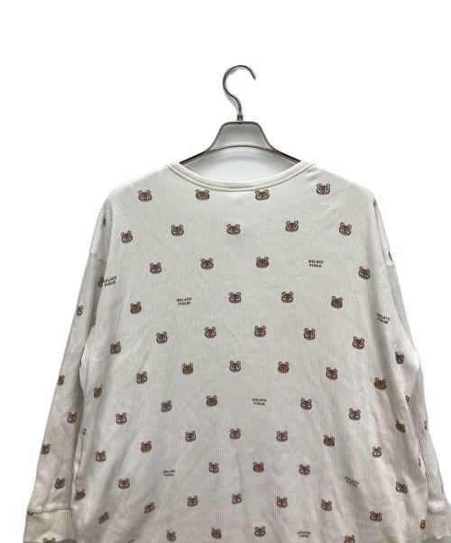 gelato pique（ジェラートピケ）gelato pique (ジェラートピケ) 長袖ワンピース アイボリー サイズ:ONE　SIZEの古着・服飾アイテム