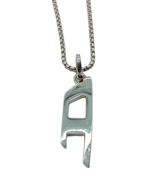 DIESEL（ディーゼル）DIESEL (ディーゼル) ロゴプレートネックレスの古着・服飾アイテム