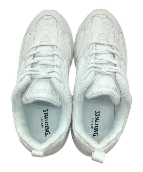 SPALDING（スポルディング）SPALDING (スポルディング) スニーカー ホワイト サイズ:24 未使用品の古着・服飾アイテム
