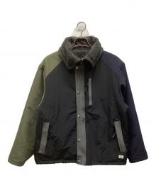 gum master（-）の古着「リバーシブルマウンテンジャケット」｜ブラック×グリーン
