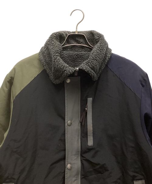 gum master（-）gum master (-) リバーシブルマウンテンジャケット ブラック×グリーン サイズ:Lの古着・服飾アイテム