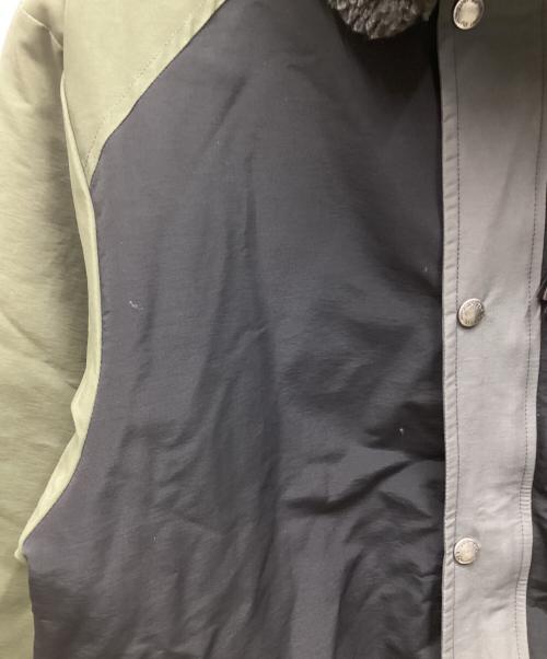 gum master（-）gum master (-) リバーシブルマウンテンジャケット ブラック×グリーン サイズ:Lの古着・服飾アイテム